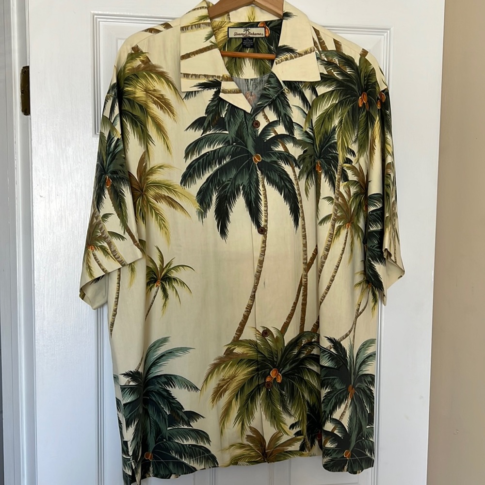 Tommy Bahama silk shirt. Brand new. XL.
